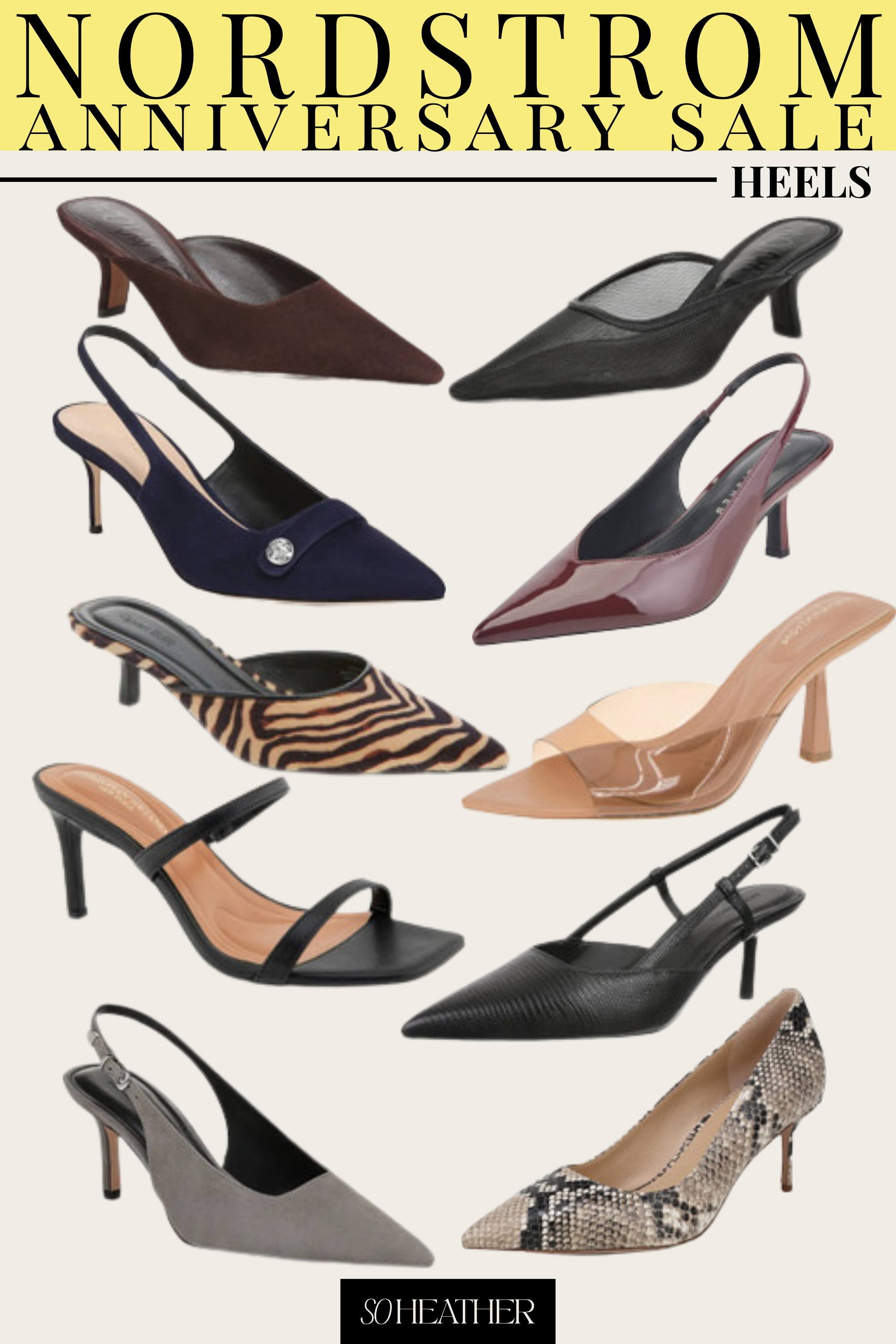 Nordstrom Anniversary Sale heels are such a great way to refresh your fall wardrobe, and these pointed-toe, slingback, mule, and kitten heel styles are so chic. Start your wish list now by clicking the ❤️ on your favorites so you can check out quickly when your shopping window opens. #NSale #LTKShoeCrush

#LTKOver40#LTKSeasonal#LTKOver40#LTKSaleAlert 

 