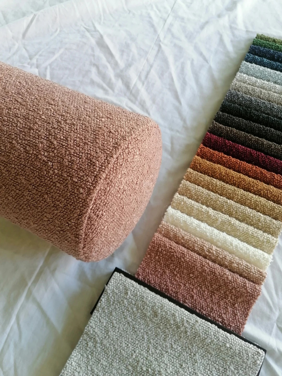 Any Size Bouclé Bolster Pillow/decor Pillow/bed Bolster/sofa Pillow/headboard/home Decor/firm Fo... | Etsy (US)