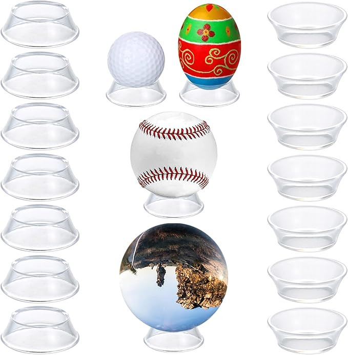 Baseball Stand Game Balls Display Holder Easter Eggs Display Stands for Easter Party Sphere Holde... | Amazon (US)