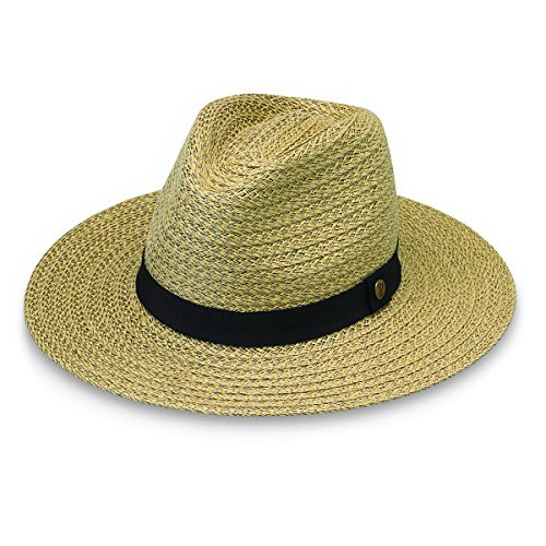 Wallaroo Hat Company – Men’s Palmer Fedora – UPF 30+ Sun Protection, Wide Brim, Packable Design and Adjustable Sizing – Classic Sun-Smart Hat for Summer Adventures and Travel (Large/X-Large, Natural) | Amazon (US)