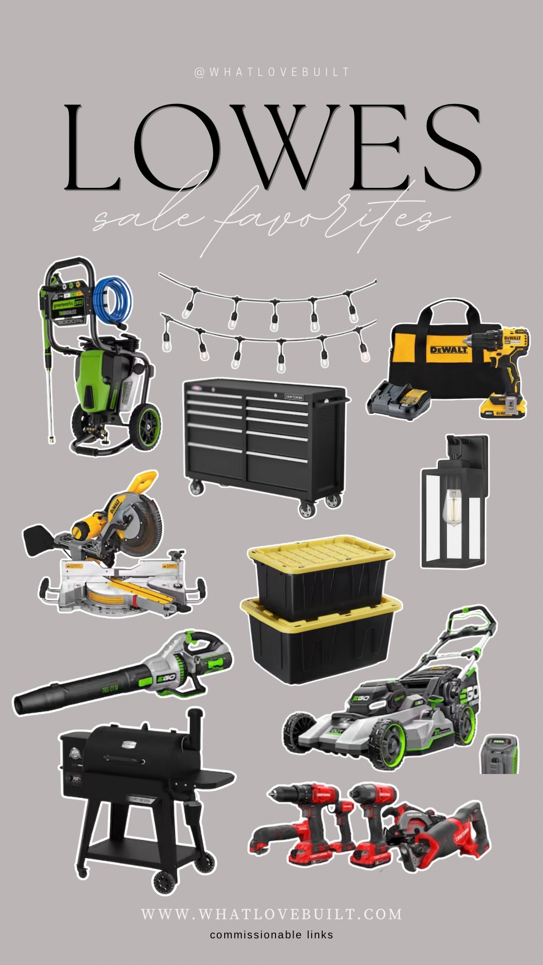 Lowes Sale Favorites

#lowes #home #diy #tools #organization #homegadget #storage #powertools #lawn #outdoor 

#LTKSaleAlert #LTKHome #LTKSeasonal