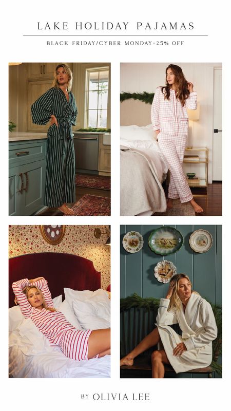 The coziest, luxurious pajamas from Lake are on sale for BFCM! Perfect for a gift or yourself ❤️ #lakepajamas #holidaypajamas 

#LTKHoliday #LTKsalealert #LTKCyberWeek