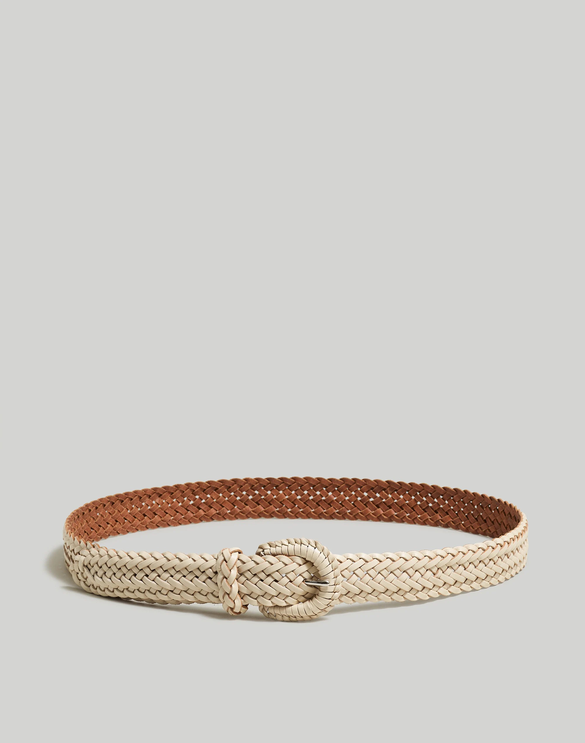 Woven Leather Belt | Madewell