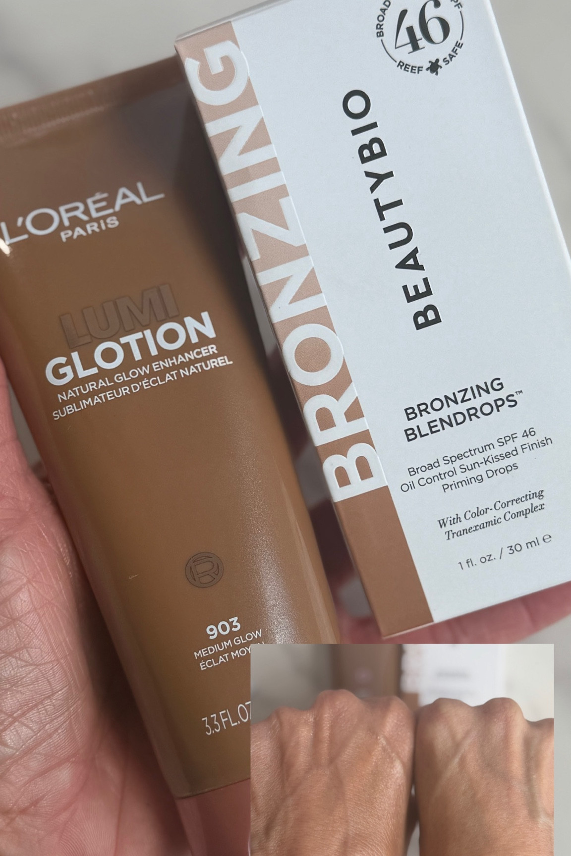 Skin bronzing SPF combo 

#LTKSwim #LTKBeauty #LTKselfcare