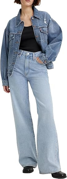 Levi's Women's Ribcage Wide Leg Jeans | Amazon (UK)