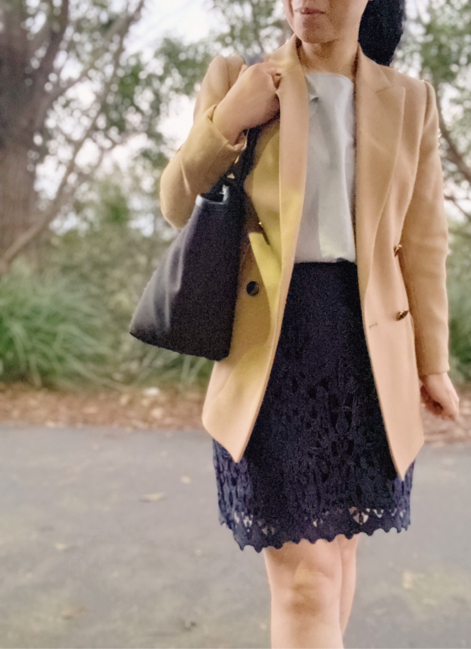 Autumn is here in Australia! Which has been perfect for wearing my Reiss blazer collection on rotation this week for those chilly mornings. This camel one is one of my favourites from a couple of years ago. Reiss blazers are well cut and the material is solid (especially if you get wool blend). I wear UK sz 4 (EU 32) as a petite 150cm tall, usually AU sz 6. Have linked currently available blazer styles from Reiss. As well as my current fave work tote bag - Balenciaga cities Paris tote (I have the small). Old navy lace skirt and grey top. Can also check out my Instagram @choco_petite.style for more blazer styling ideas!

#reiss #blazer #autumnstyle #officestyle #petitestyle

#LTKitbag #LTKworkwear #LTKaustralia