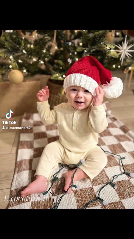 Taking pictures of a moving baby is hard! Outfit is baby gap, but linking similar. Cookie is iconic from Starbucks

#LTKSeasonal #LTKbaby #LTKHoliday