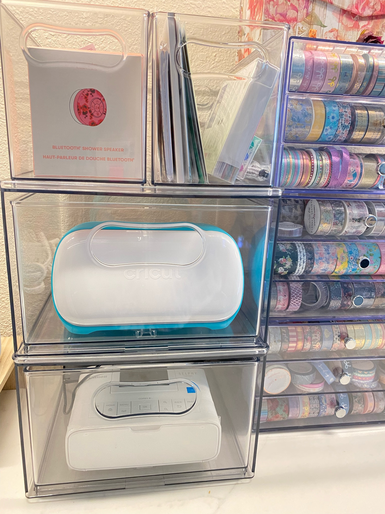 The Home Edit box with drawer. Perfect for storage and displays. 
#craftroom #storage  #organizers 

#LTKhome #LTKunder50