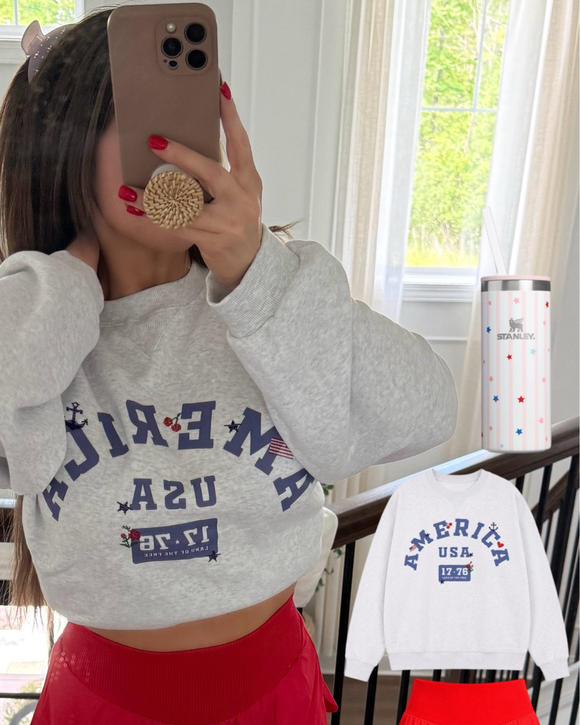 Target Finds for this Weekend!!! 🇺🇸🧨🫐
Shorts are a size small and they do run slightly smaller. Sweatshirt is a large but should have done a medium!

#LTKSeasonal #LTKootd #LTKgrwm