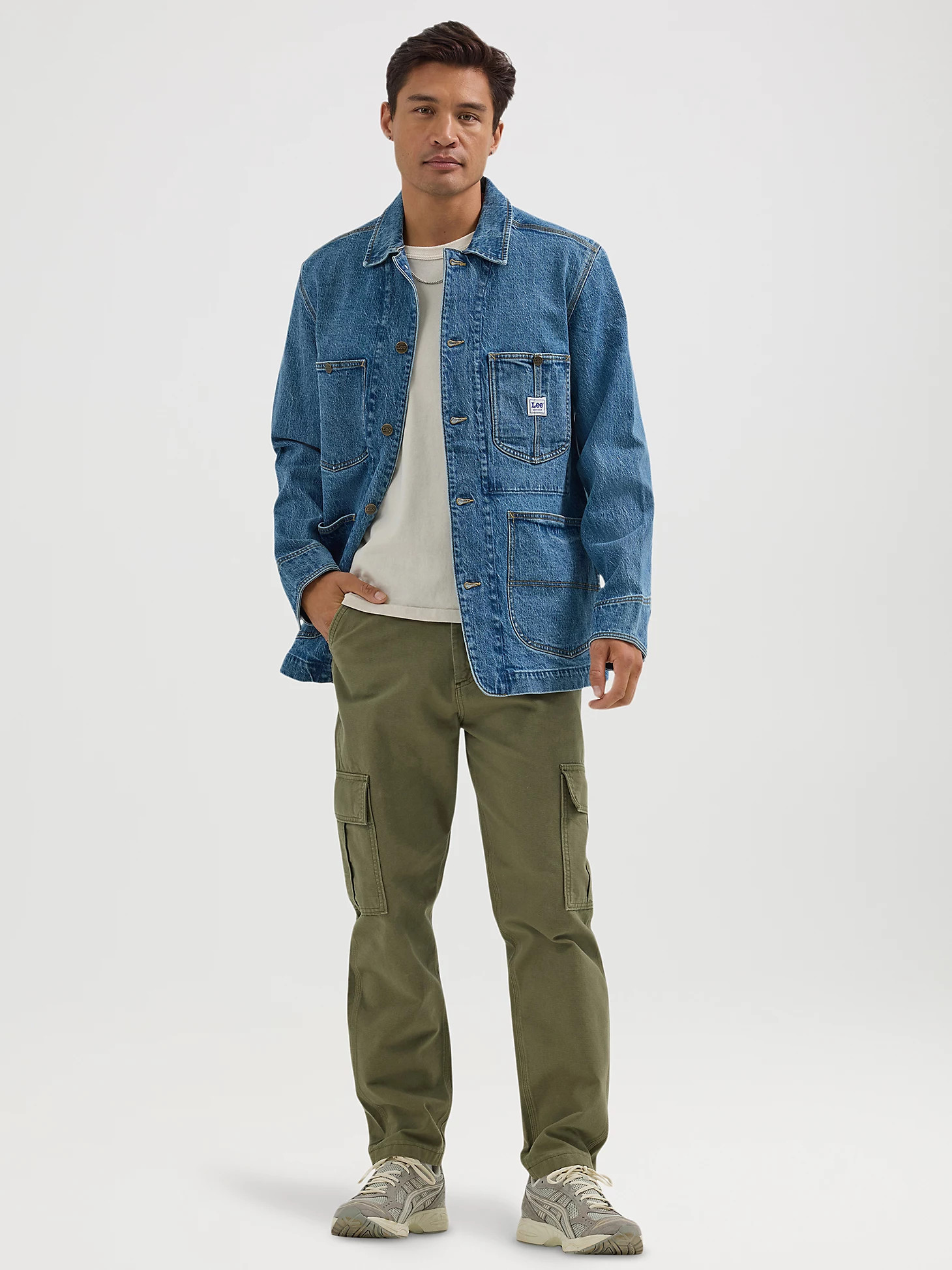 Men's Loose Fit Denim Workwear Chore Coat | Lee Jeans