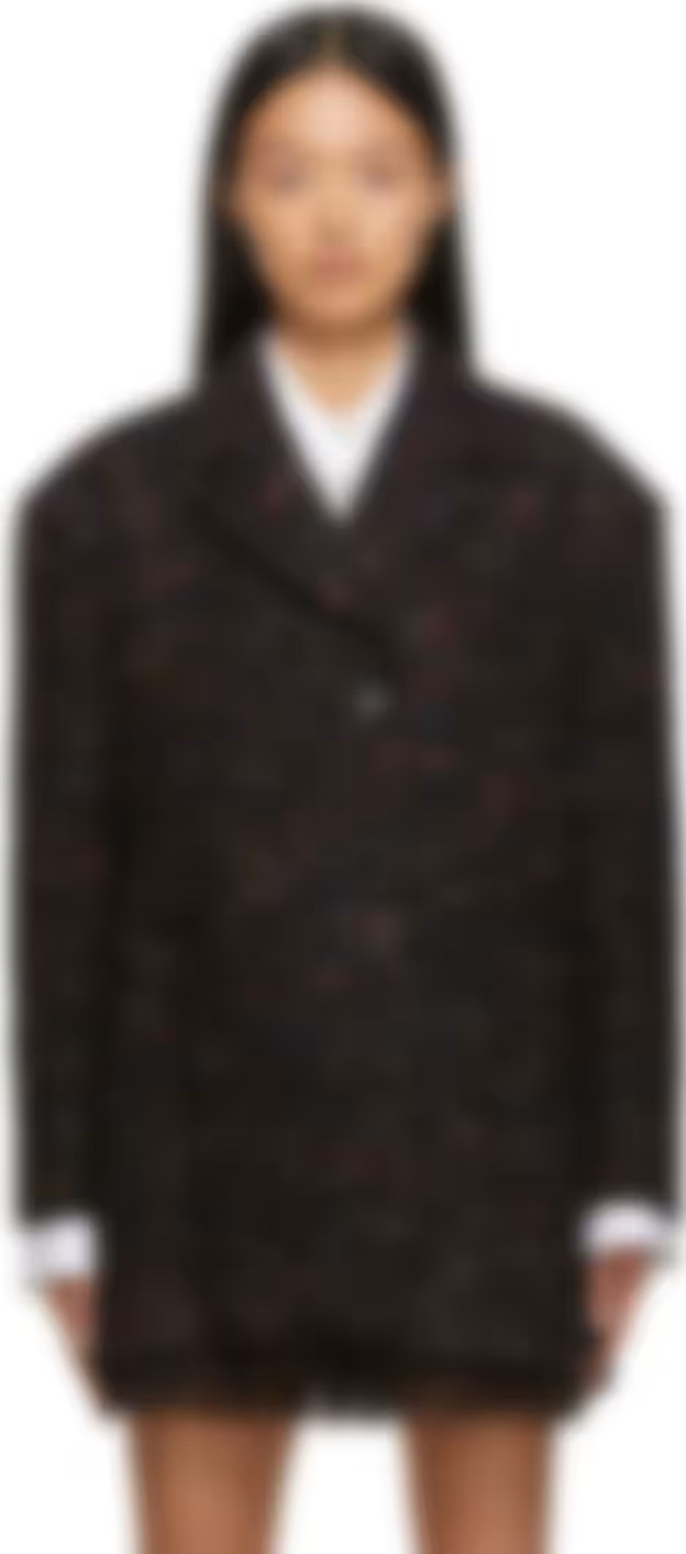 Multicolor Recycled Wool Blazer | SSENSE