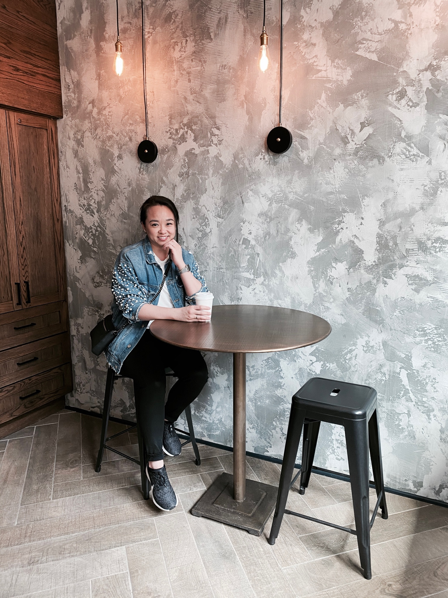 This pearl embellished denim jacket has been a fall staple for me for the last several years!

Size down two sizes as the fit is a boyfriend, oversized fit.

#LTKunder100 #LTKSeasonal