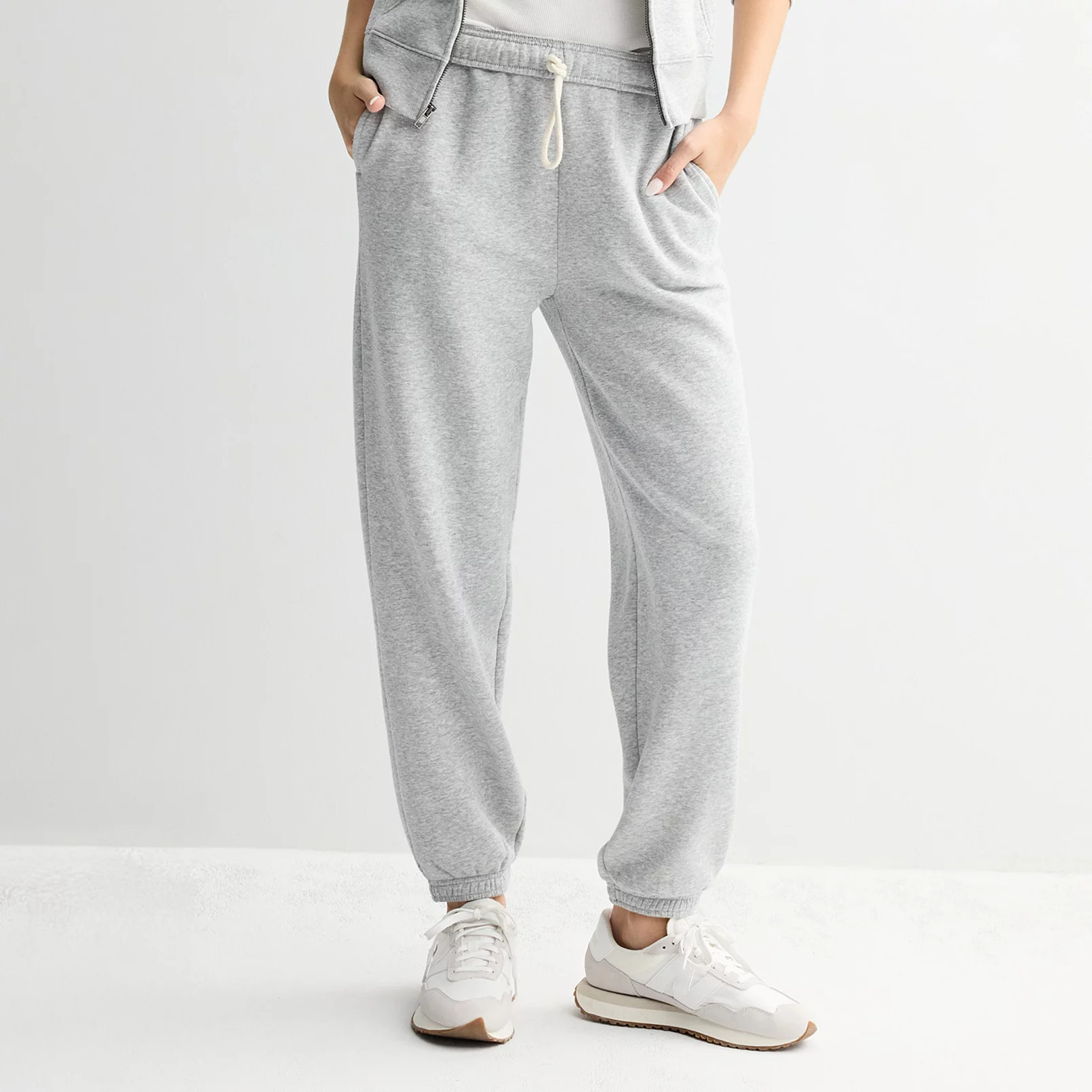 Juniors' SO® Foldover Fleece Jogger Pants | Kohl's