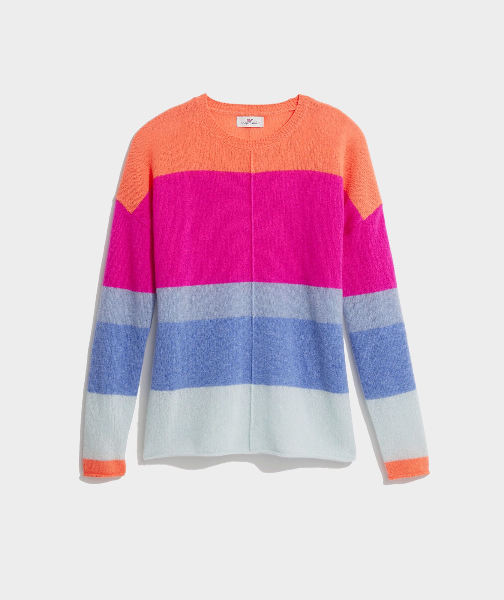 Seaspun Cashmere Multi-Stripe Crew Neck Sweater | vineyard vines