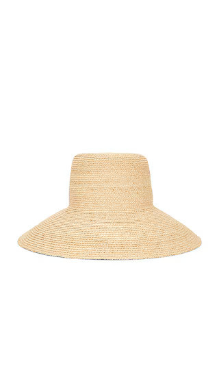 Gigi Pip Jolie Wide Boater Hat in Nude. - size 61 | Revolve Clothing (Global)