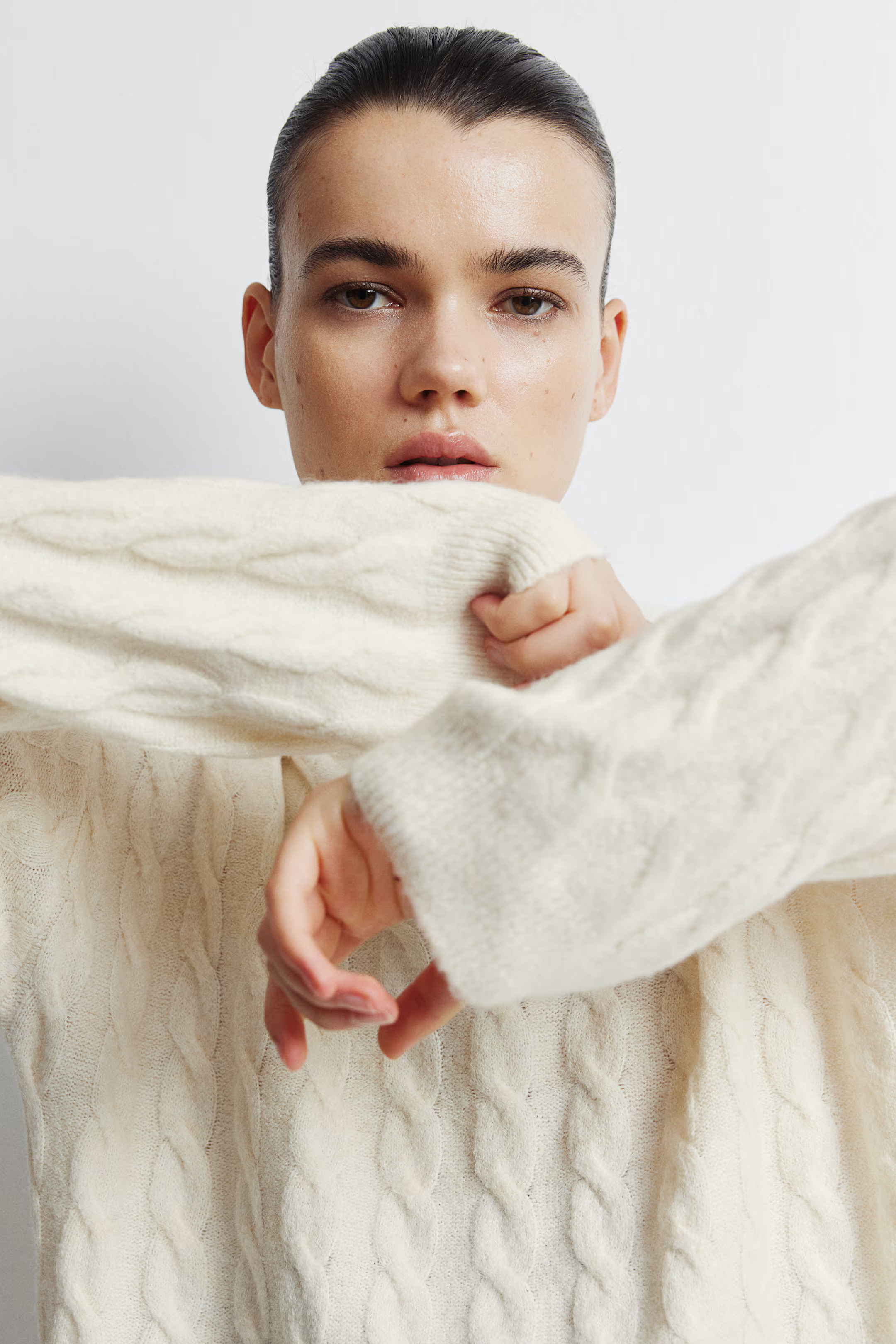 MAMA Cable-Knit Sweater | H&M (US + CA)