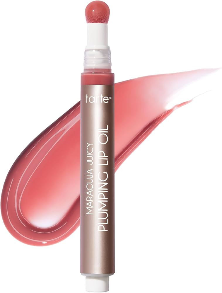 tarte maracuja juicy plumping lip oil - Hydrating & Volumizing Lip Plumper Gloss Balm with Nouris... | Amazon (US)