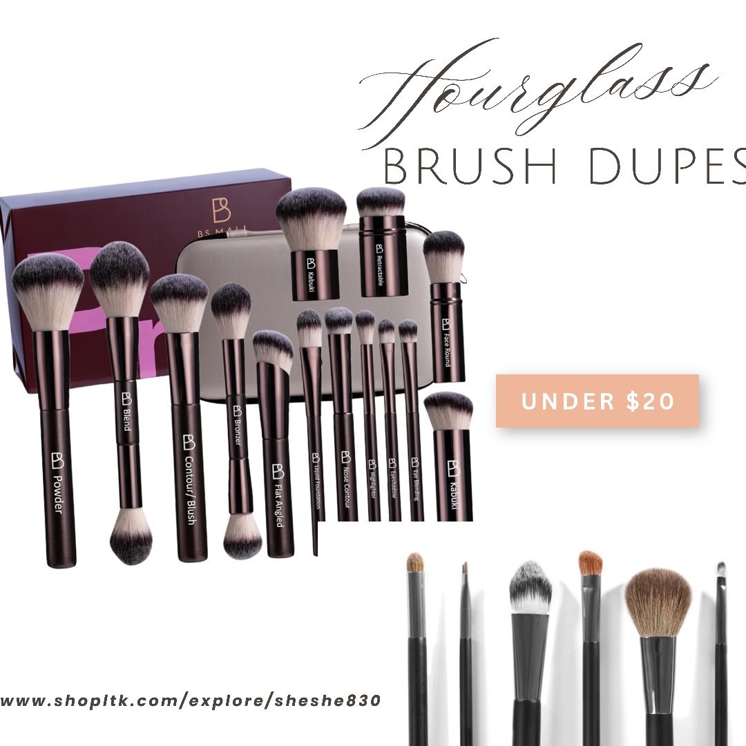 I'm excited to share this one with you guys!
I've found a spot on dupe for the Hourglass makeup brush set.
The Hourglass set is over $600.
This set is on sale for under $20 right now!
I bought them when they were not on sale, even then they were such a bargain.
There is every type of brush that you need here.

Makeup, beauty, Amazon, cosmetics, self care 

#LTKdayinmylife #LTKgrwm #LTKselfcare