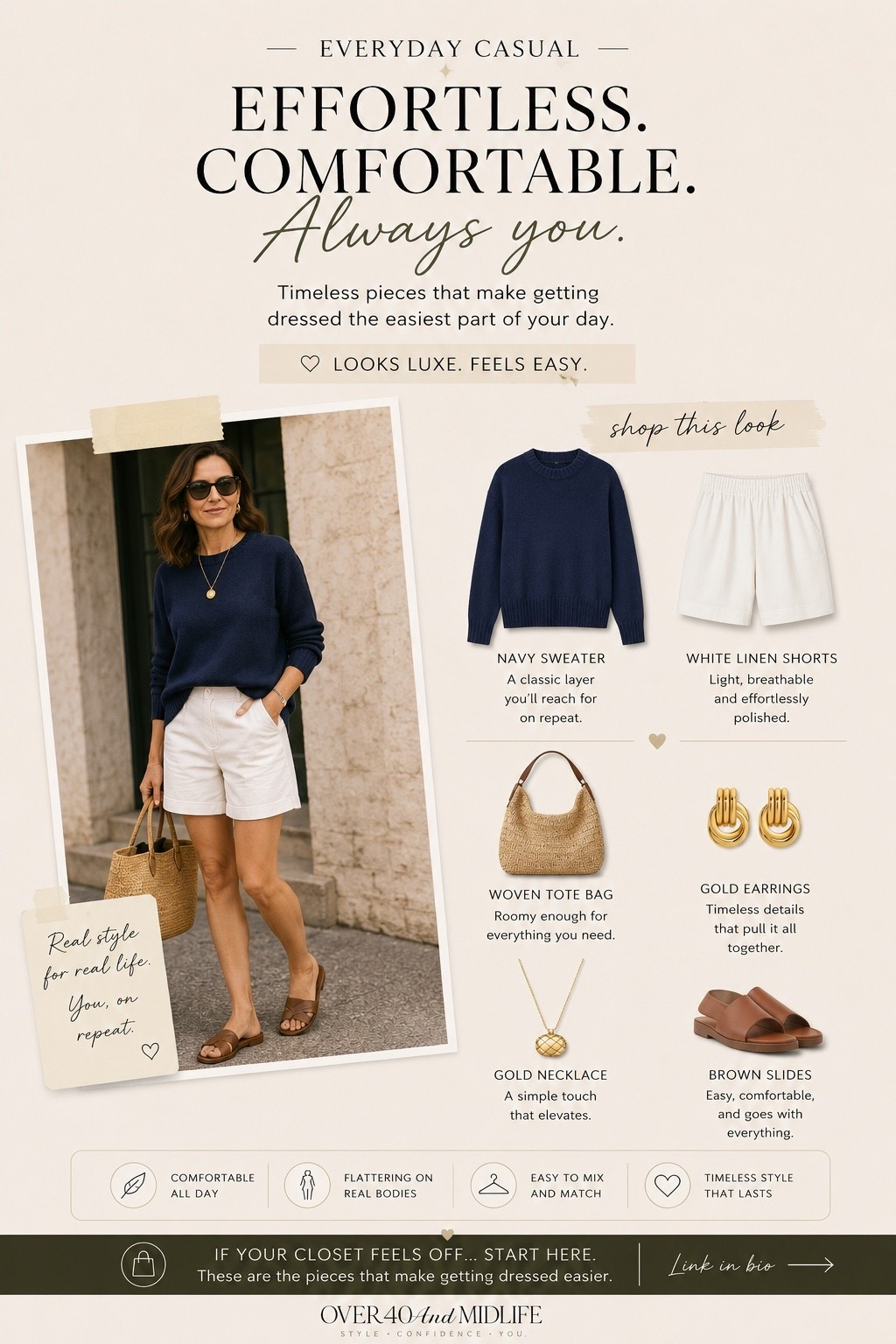 ✨Tap the bell, save and ❤️ for over 40 fashion, midlife style, midsize fashion and luxury looks for less. 

When you're uncomfortable showing your  arms.

👑"Helping you look good, feel good!" - Lindsey Denver

Spring looks, Midlife style for real women who want to feel confident again. Over 40 fashion and over 50 style that works with changing bodies, perimenopause shifts, and real life. Think midsize fashion, Gen X style and up, body confidence, and mom outfits that feel polished, comfortable, and elevated...because style over 45 and over 50 should feel effortless, not stressful.

#LTKOver40 #LTKMidsize #LTKPlusSize

Comment SHOP below to receive a DM with the link to this post on my LTK ⬇ https://liketk.it/6dzop