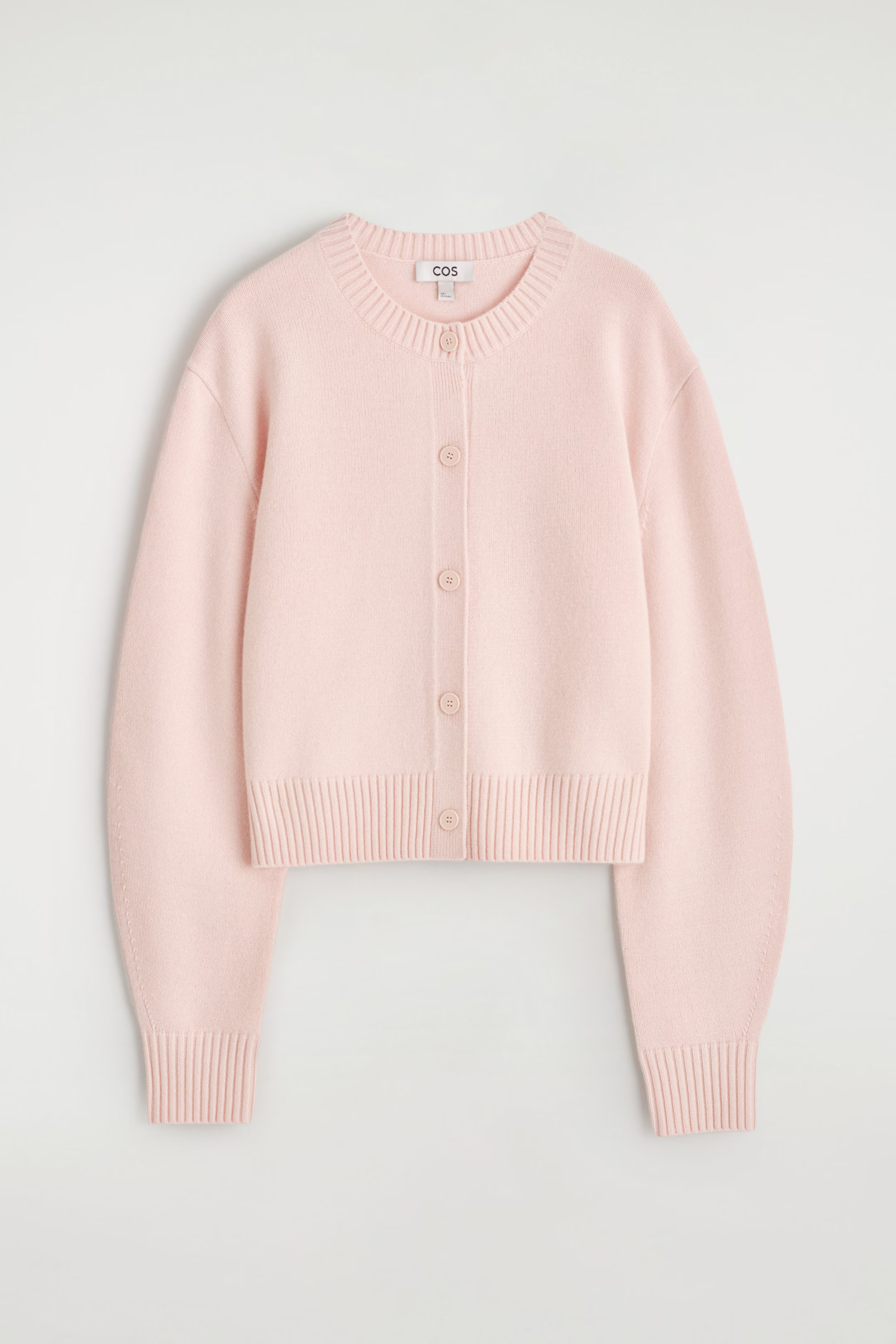 MERINO WOOL CARDIGAN - LIGHT PINK | COS | COS UK