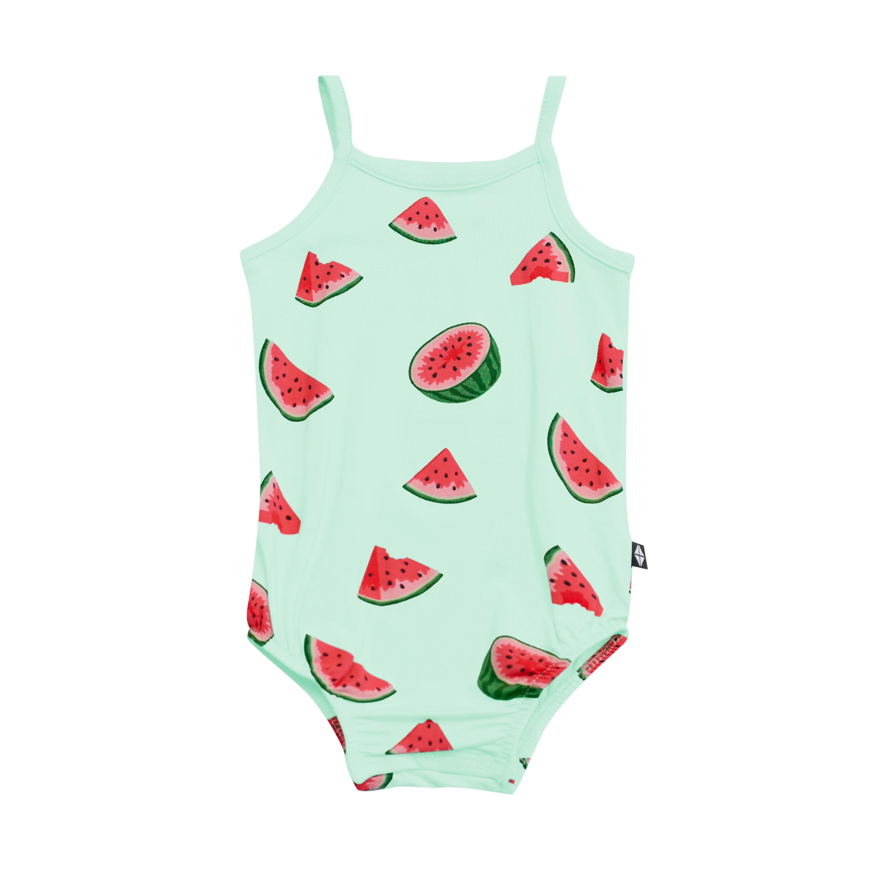 Spaghetti Strap Leotard in Watermelon | Kyte BABY