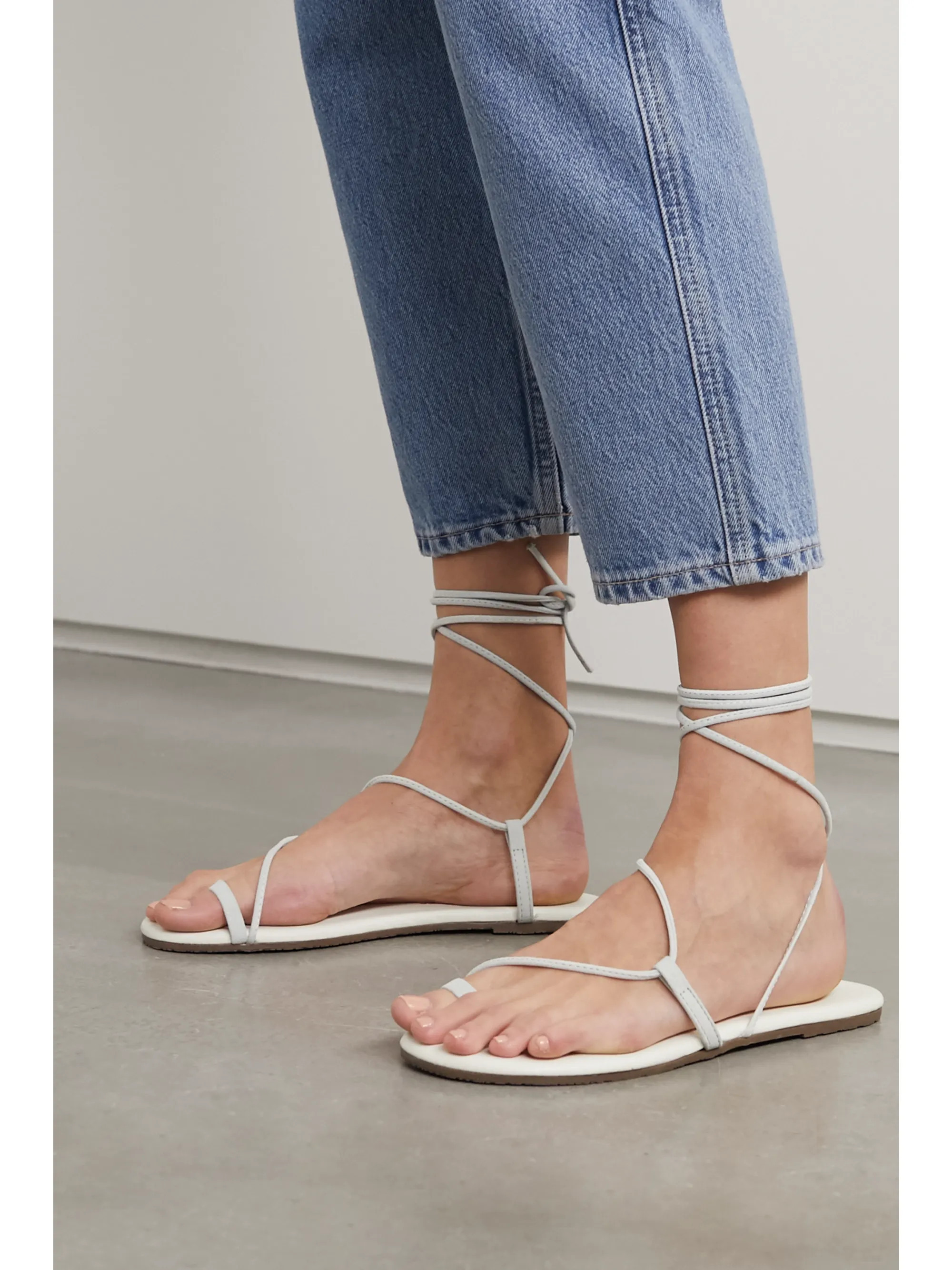 Jo suede and leather sandals | NET-A-PORTER (US)