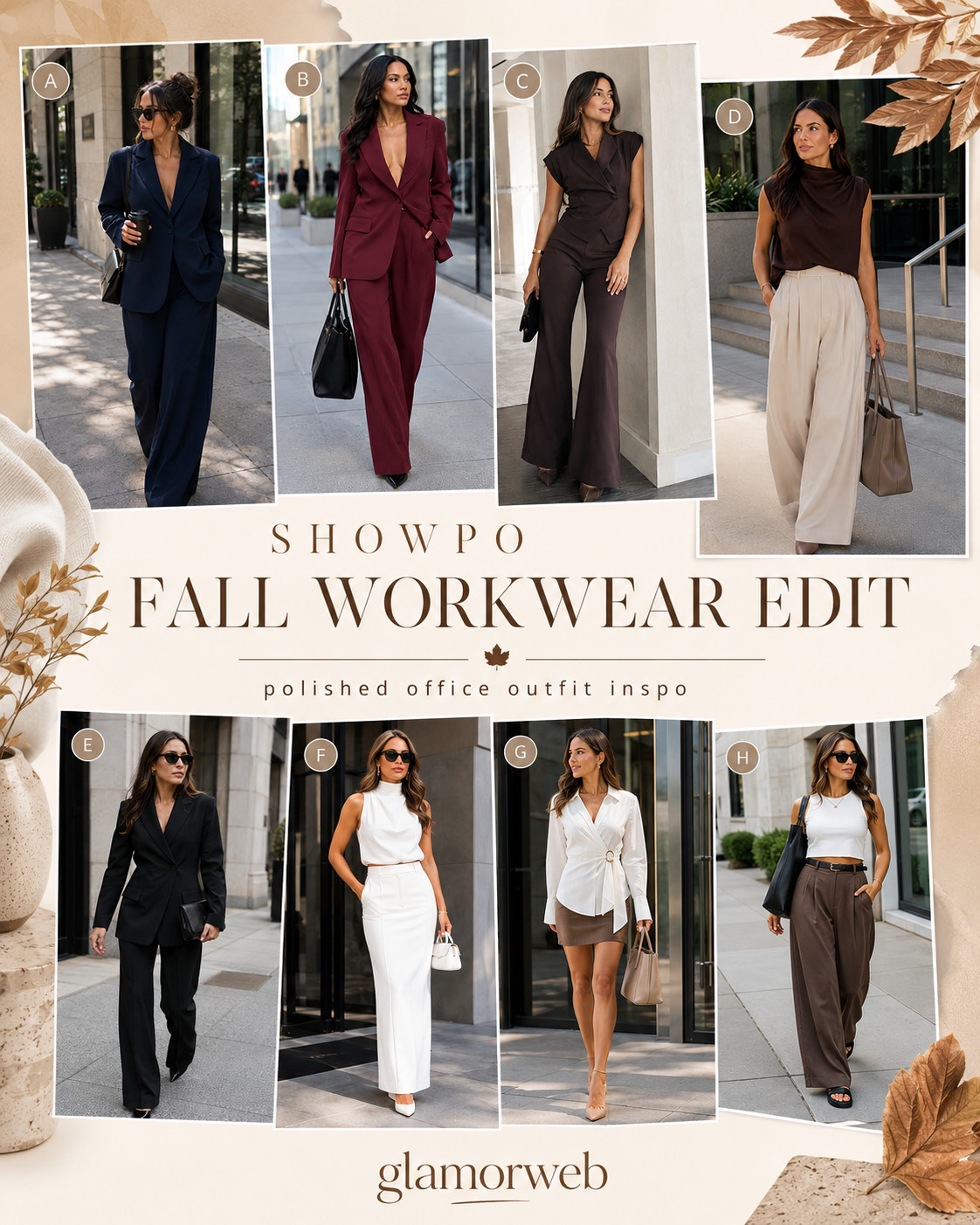If you’re building a fall work wardrobe, these Showpo outfits are such a good place to start 🍁 Think tailored pants, power suits, fitted vests, chic blazers, wide-leg trousers, and easy neutral pieces you can mix and match all season. Polished enough for meetings but still cute enough for coffee runs and after-work plans.

#ShowpoFinds #FallOfficeStyle #WorkwearInspo #OfficeChic #FallWorkFashion #CorporateFashion #BusinessOutfits #WorkOutfitIdeas #FallWardrobe #OfficeStyleIdeas #WideLegPants #PowerSuit #NeutralStyle #BossStyle #ProfessionalOutfits #AutumnFashion 

 #LTKSeasonal #LTKU #LTKWorkwear
