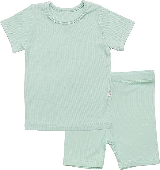 AVAUMA Baby Boy Girl Long Short Sleeve Pajama Set Snug-Fit Pjs Sleepwear Kids Toddler | Amazon (US)