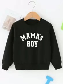 Toddler Boys Letter Graphic Round Neck Pullover
   SKU: sk2109228202979929      
          (3504 ... | SHEIN