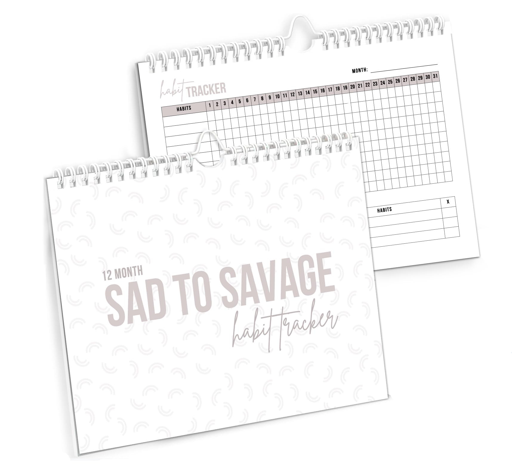 Habit Tracker by Shelby Sacco - Daily Habit Tracker Journal with Affirmations and Educational Mat... | Amazon (US)