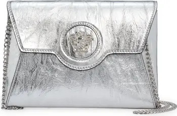 Mini La Medusa Metallic Leather Shoulder Bag | Nordstrom