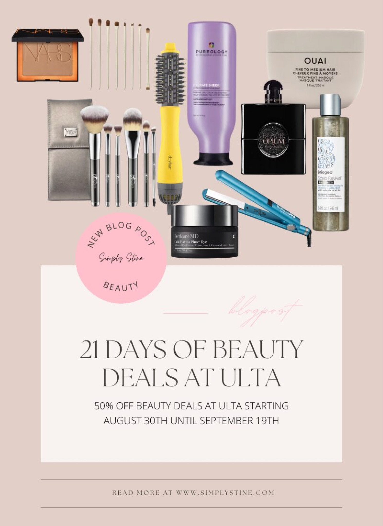 Ulta’s 21 Days of Beauty deals are starting soon! New deals each day! 50% off  

#LTKBeauty