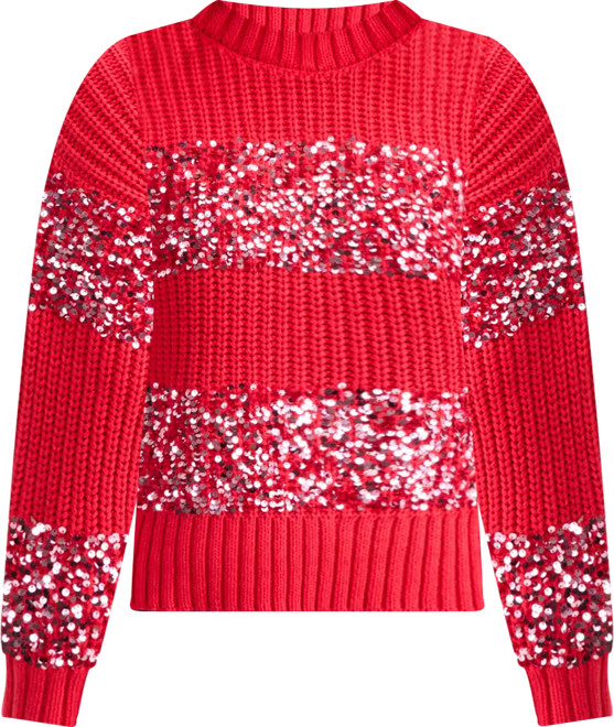 On 34th Women's Sequin Stripe Crewneck Sweater, Macy's Exclusive - Macy's | Macy's