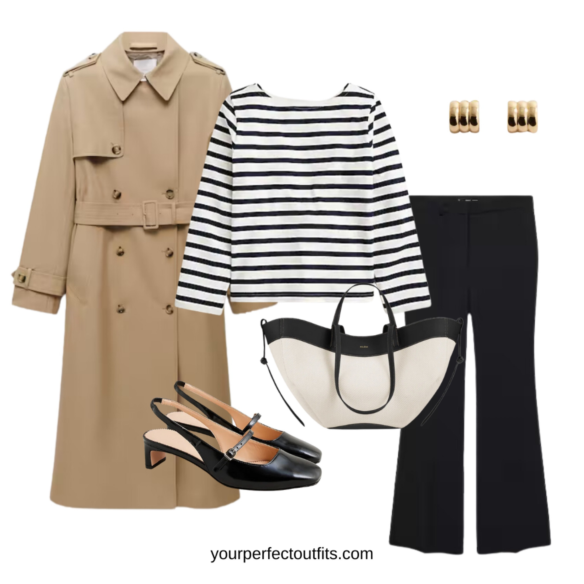 Spring outfits with a beige trench 
Elegant outfits for office days 
French look inspo

#LTKSpringSale #LTKsalealert #LTKSeasonal