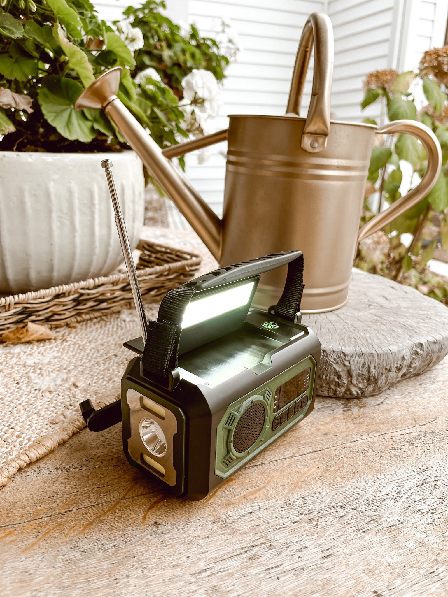 Gift Guide: We recently picked up an Emergency Radio, and Deb particularly thinks it is the coolest thing ever! It has AM/FM/NOAA radio, a flashlight, and compass. It is rechargeable and can also be charged via two small solar panels and a manual hand crank. This would be a great gift for the outdoor enthusiast or those hard-to-buy for men or teenage boys. We will have this on hand for storms and family outings. 

#LTKMens #LTKGiftGuide #LTKHoliday