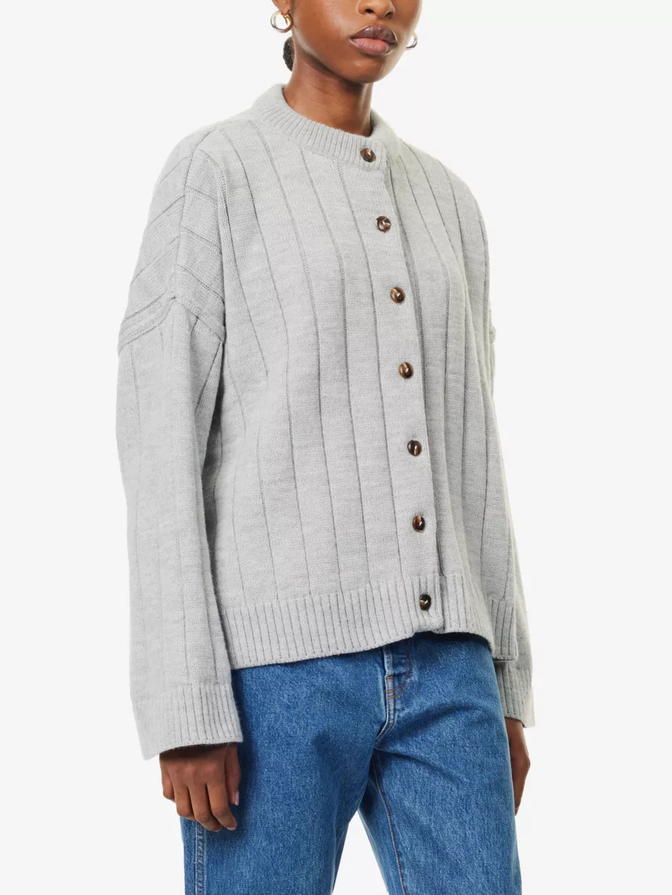 Bryant Ribbed Knitted Cardigan | Selfridges