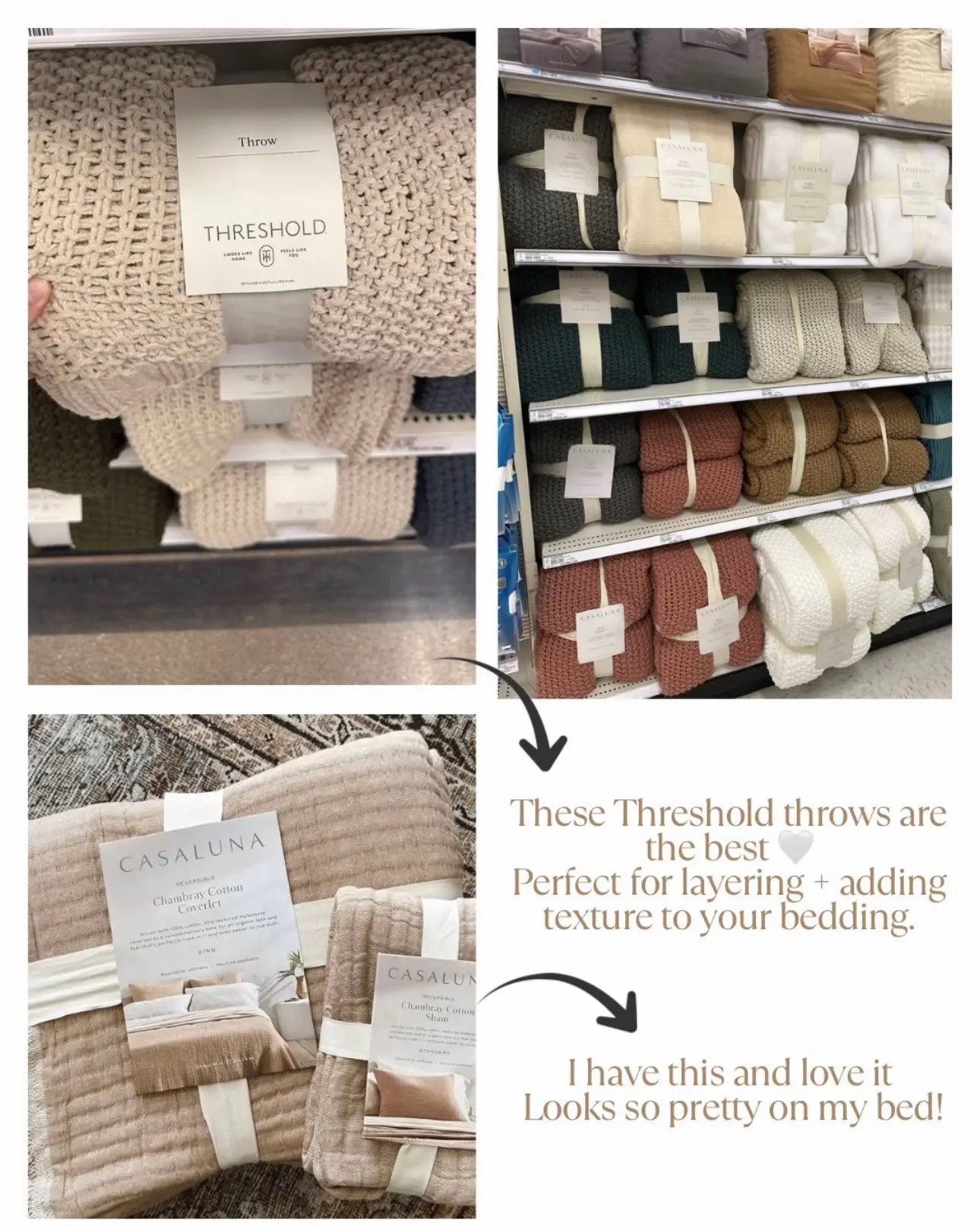 Love a good throw! Threshold and Casa Luna brands are my favorite! 

#bedding #homefinds #targethome 

#LTKFamily #LTKFindsUnder100 #LTKHome