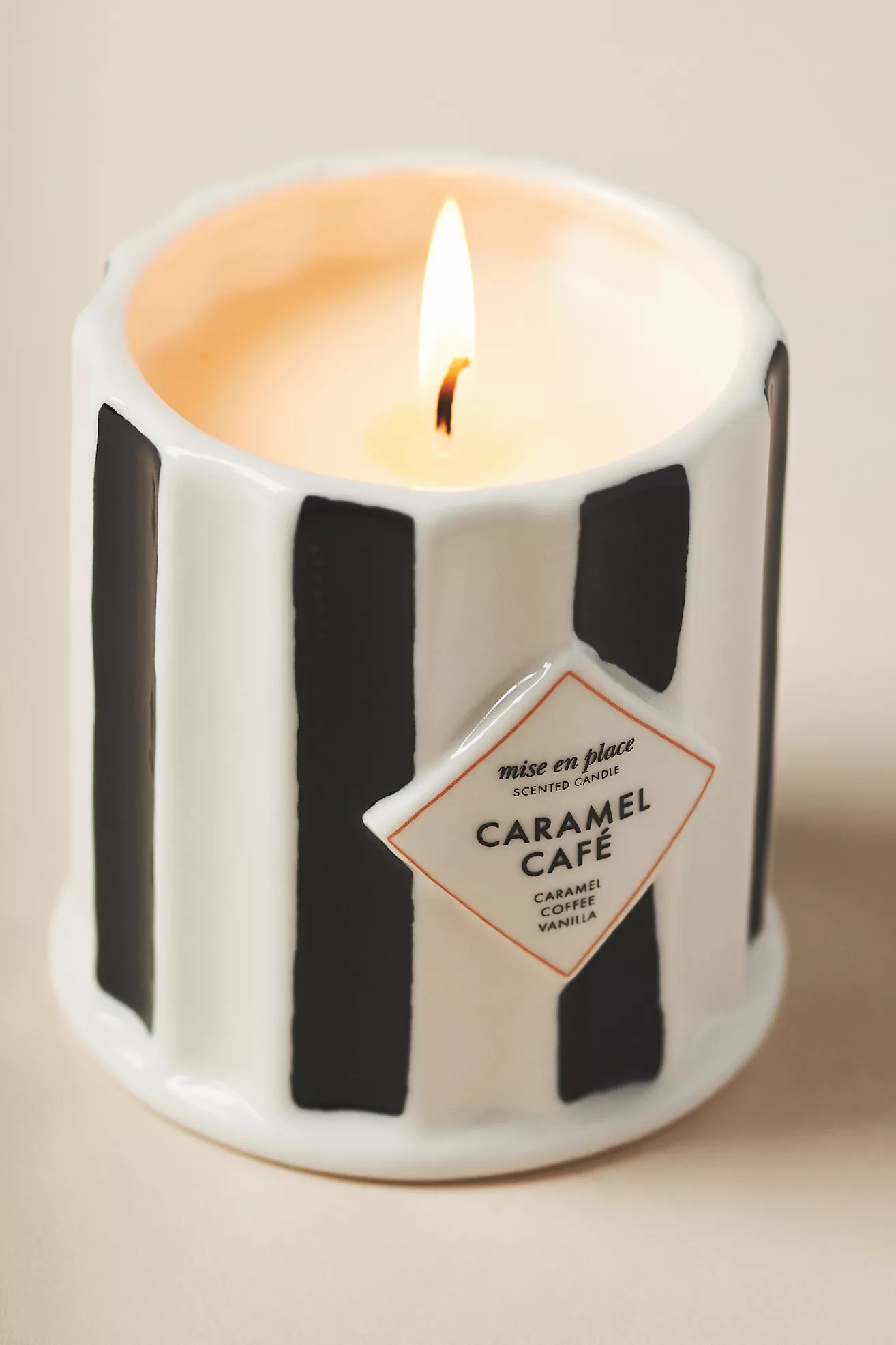mise en place Gourmand Caramel Café Ceramic Candle | Anthropologie (US)