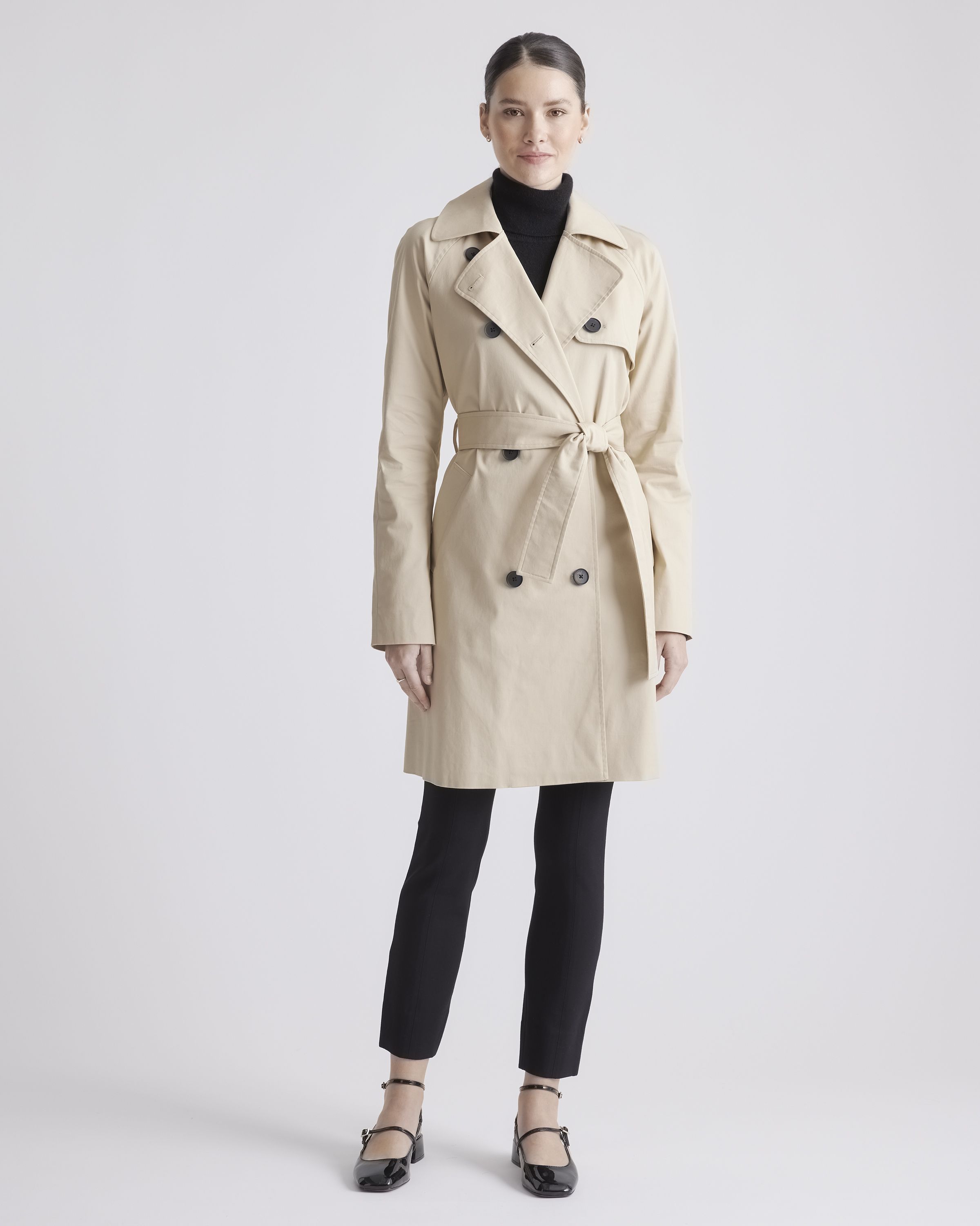 Women's Comfort Stretch Trench Coat | Quince