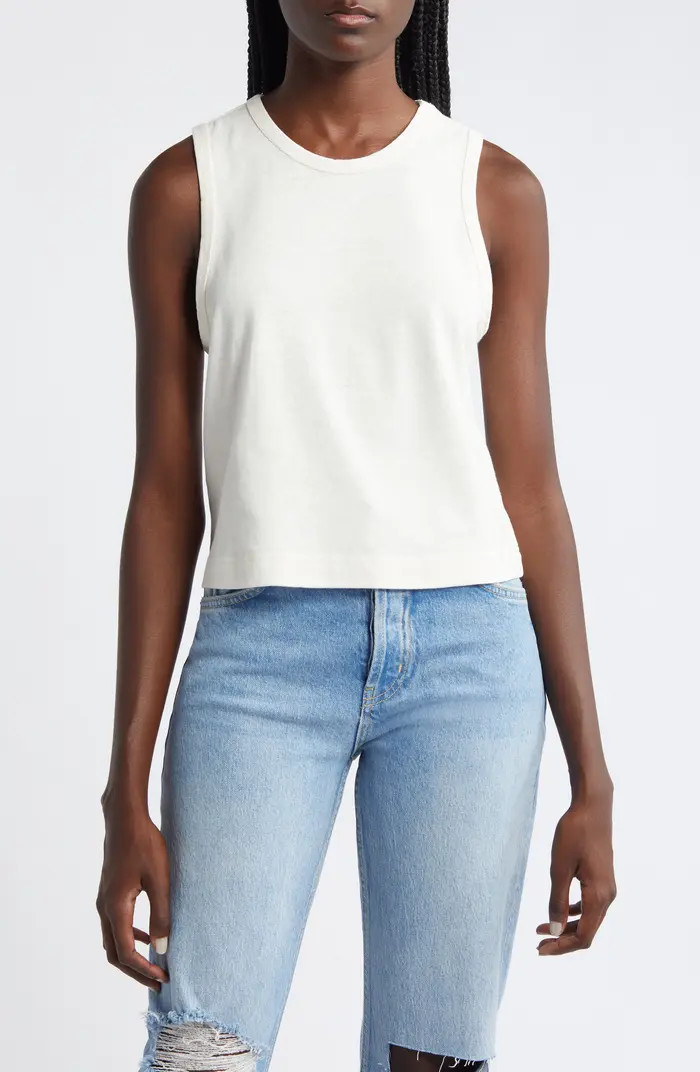 Boxy Hemp & Organic Cotton Tank | Nordstrom