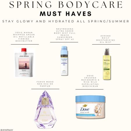 Shop my ultimate body care must haves for the spring/summer!

These products keep my skin hydrated, moisturized, and smelling my best! 

The Aveeno is for the transitional weather. 

#LTKfindsunder100 #LTKSeasonal #LTKbeauty