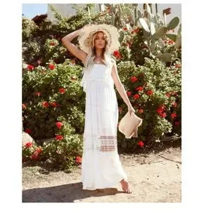 Vici Strapless Crochet Maxi dress | Poshmark