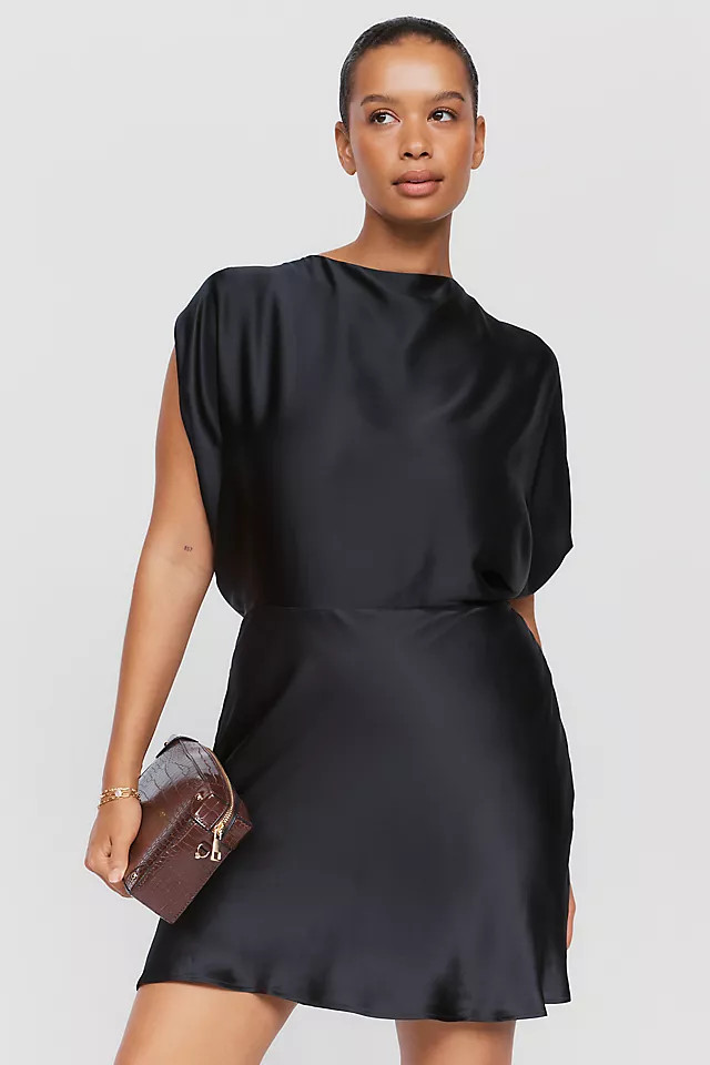 100% Silk Mini Dress | Anthropologie (US)