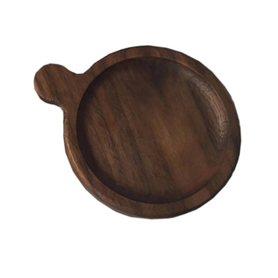 IMIKEYA Wooden Round Coasters Coffee Catchers Heat Insulation Cup Mat Non-slip | Amazon (US)