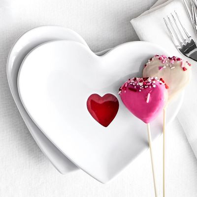Heart Figural Appetizer Plates | Williams-Sonoma