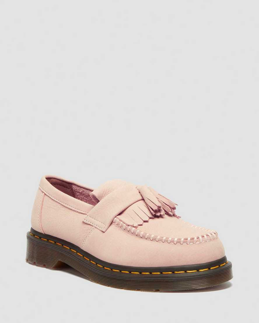 Adrian Nubuck leather tassle loafers | Dr. Martens