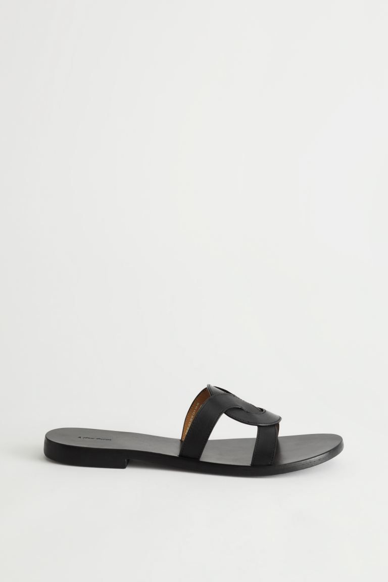 Woven Leather Sandals | H&M (UK, MY, IN, SG, PH, TW, HK)