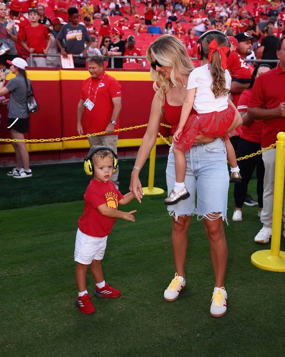 Every year is different with my babies, I get so excited taking them to the first game and seeing how much more they understand and enjoy watching their dad play! This year is gonna be a good one🥹😍🤍

#LTKStyleTip #LTKFamily #LTKShoeCrush