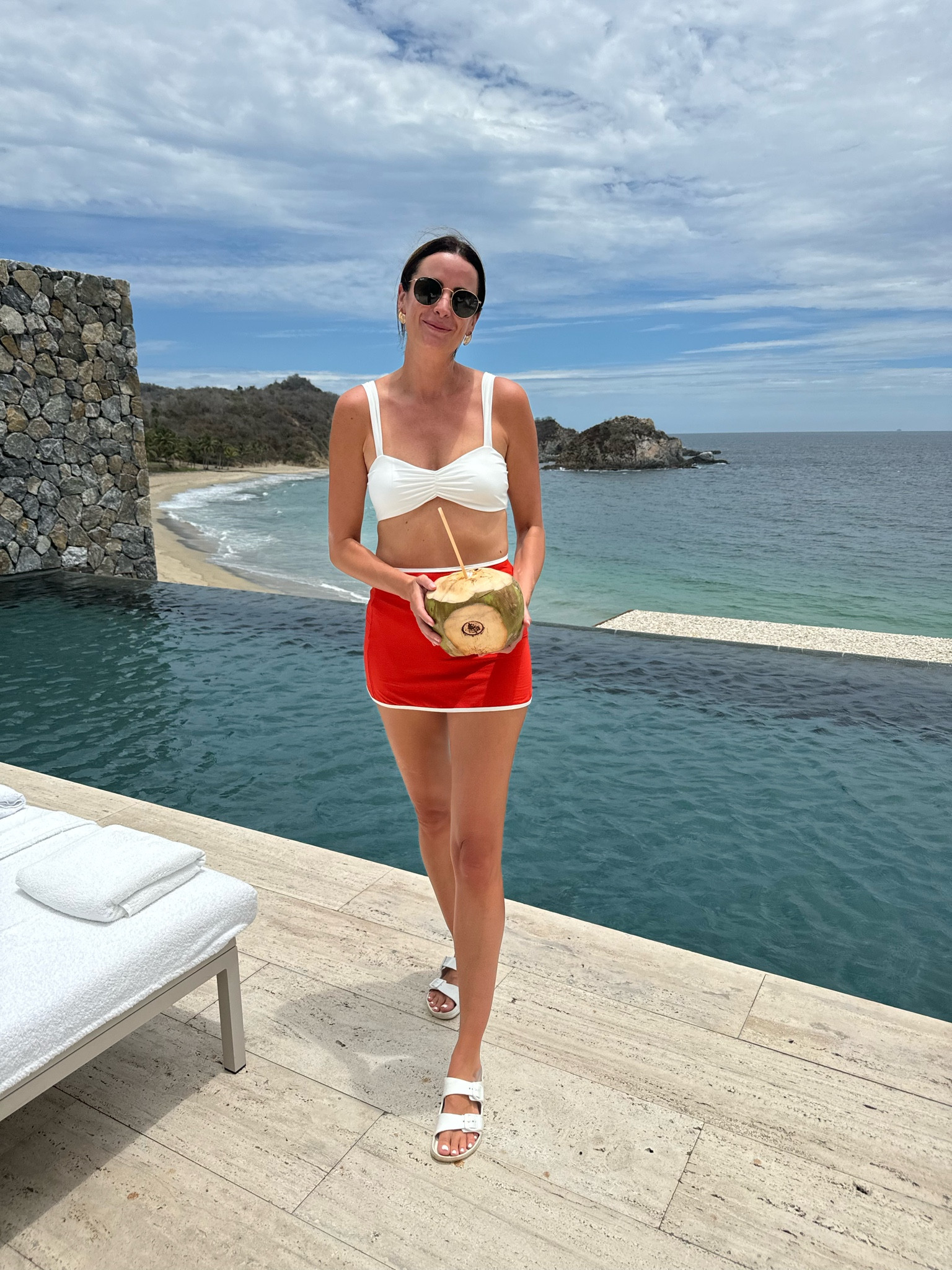 Cute swim look for today! This skirt can be worn as a cover up or even in the water! 

#LTKSwim #LTKFindsUnder100 #LTKStyleTip