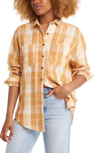 Always Ready Flannel Button-Up Shirt | Nordstrom